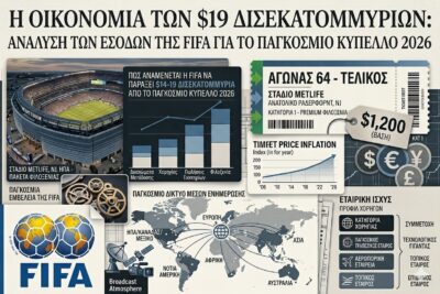 Πώς βγάζει χρήματα η FIFA από το Μουντιάλ
