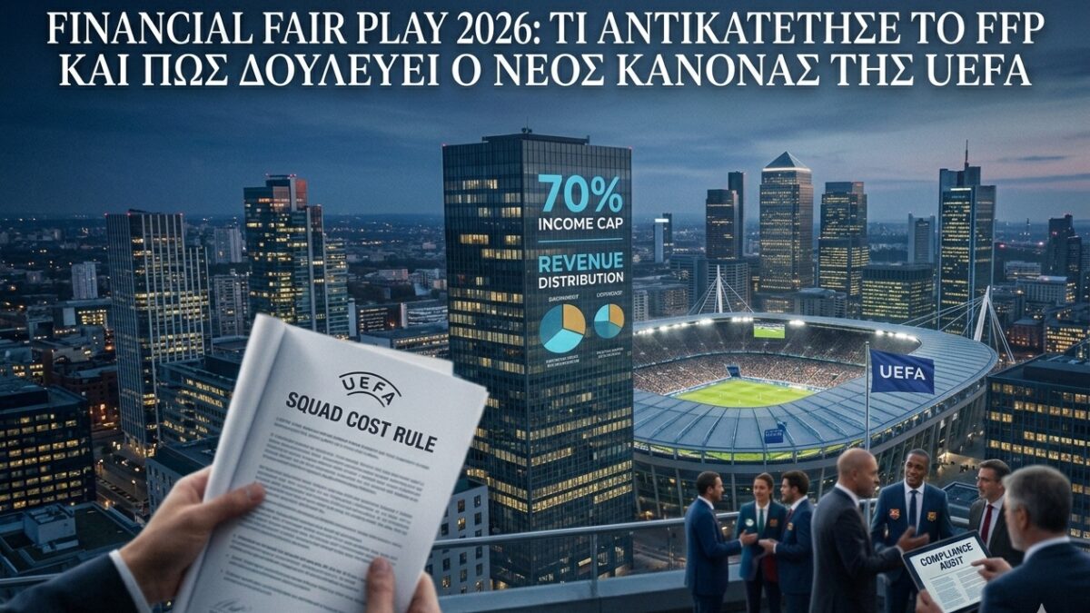 Financial Fair Play 2026: Τι αντικατέστησε το FFP και πώς δουλεύει ο νέος κανόνας της UEFA