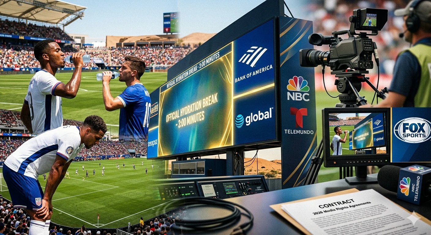 Η FIFA, τα διαλείμματα ενυδάτωσης και τα 6 λεπτά διαφήμισης που αλλάζουν τα media rights. Μένει να δούμε αν αυτό θα παραμείνει και σε άλλες διοργανώσεις και σε ποιες